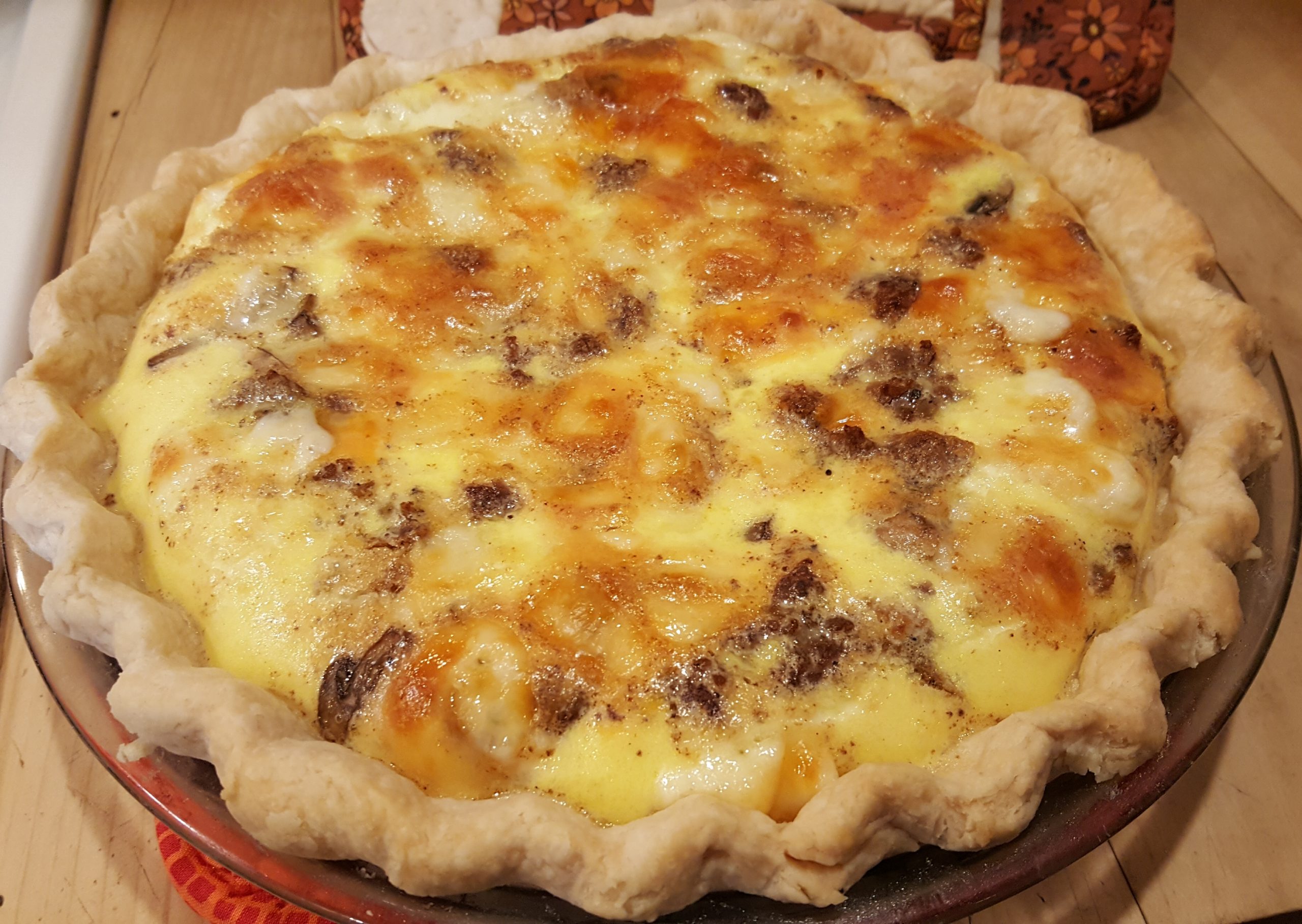 Easy Sausage and Cheese Quiche Recipe - Camp Littlemore